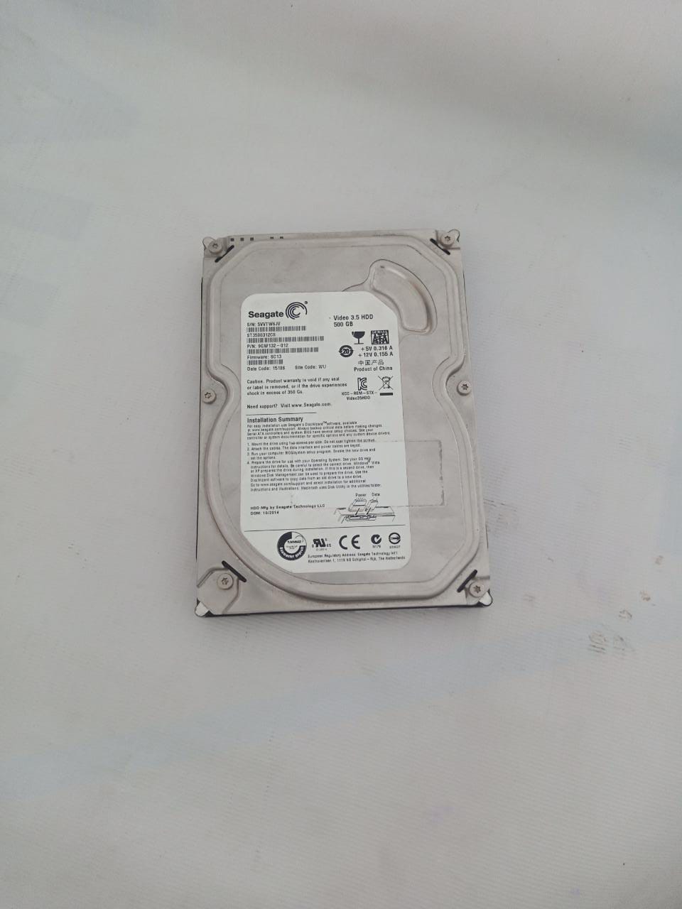 HDD Seagate 500 GB  Kesehatan 100%