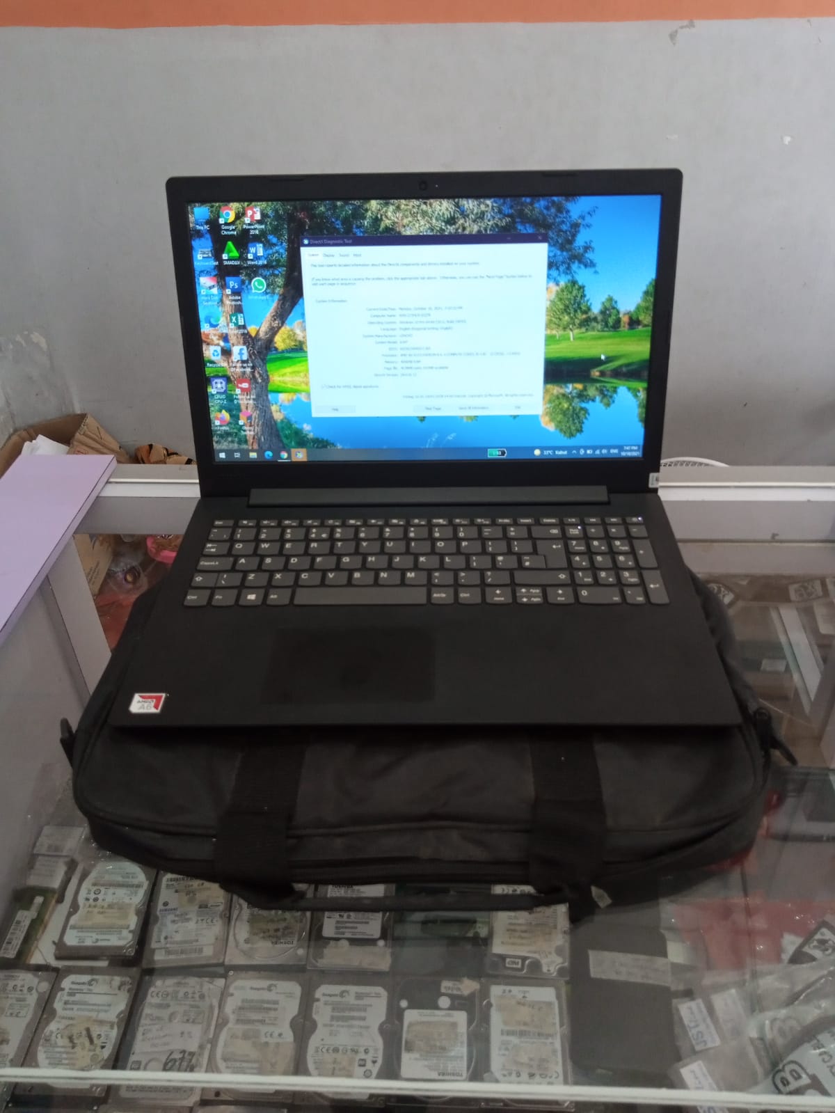 Laptop Gaming, Like New, Fullset, Segel, Setara Intel Core i3, Laptop Lenovo V145-15AST | AMD A6-9225 | RAM 4 GB | HDD 1000 GB