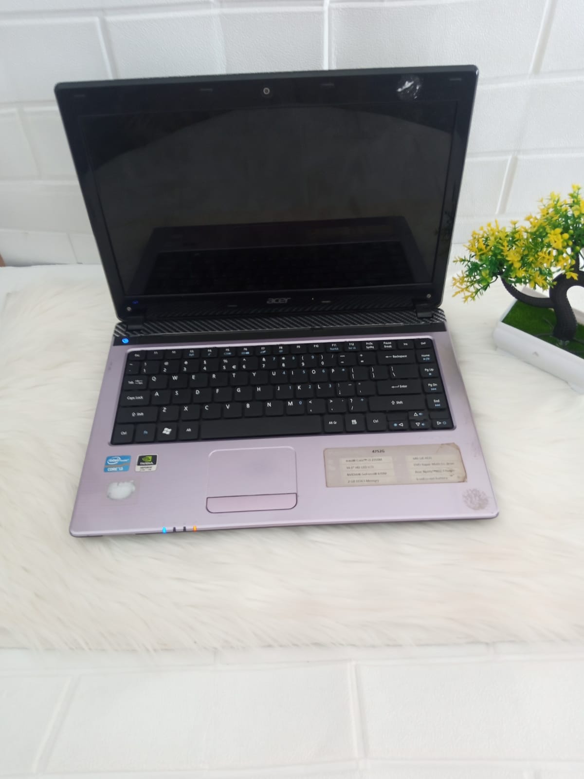 Laptop Gaming, Acer 4752G | Intel Core i3 Sandy Bridge – 2350M | NVIDIA GeForce 610M | RAM 4 GB | HDD 500 GB