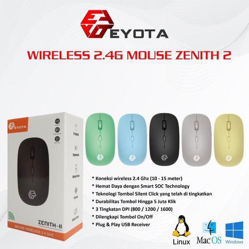 Mouse Wireless 2.4G EYOTA Zenith 2