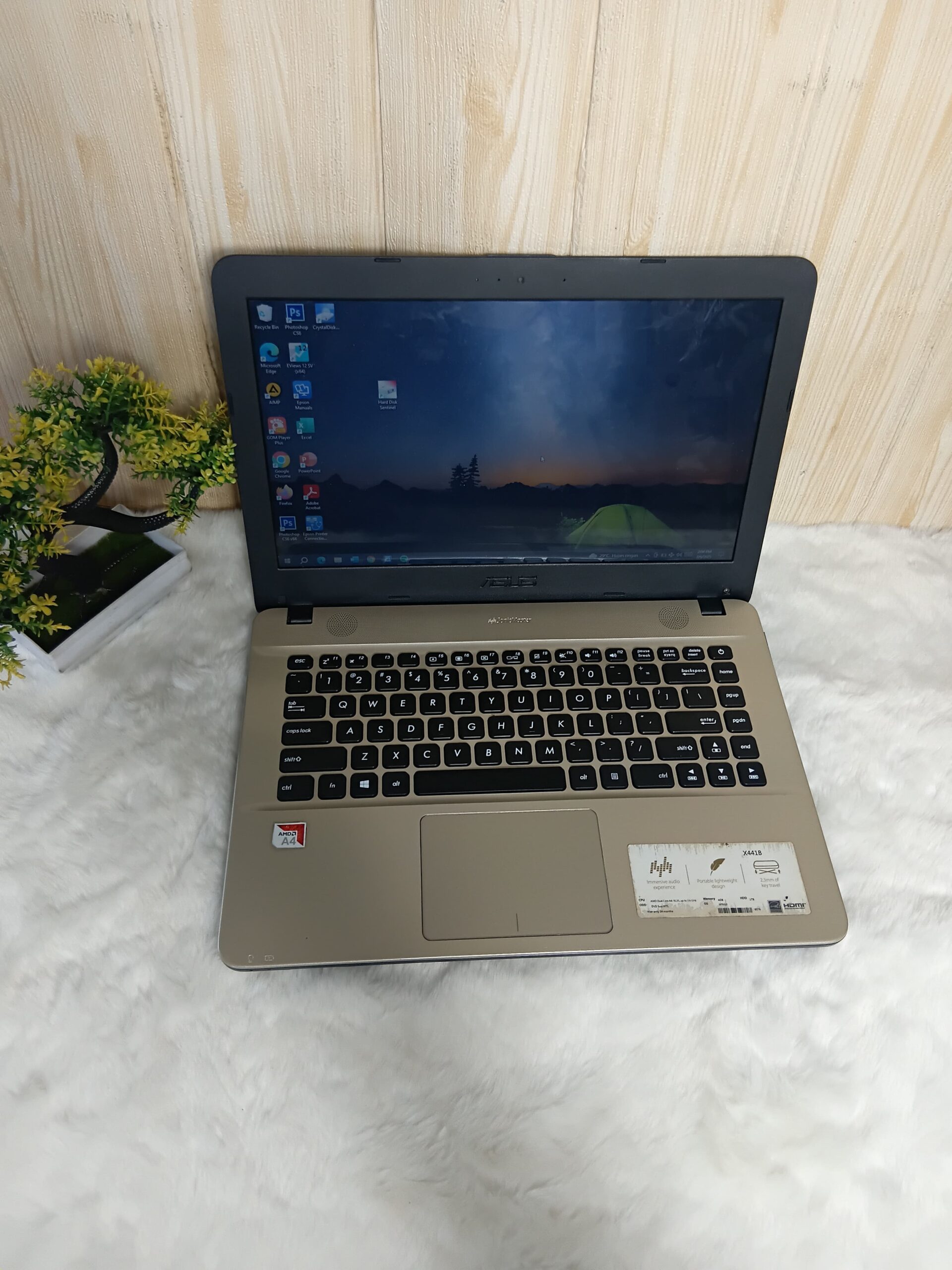 Laptop Asus X441B | AMD A4-9125 | RAM 4 GB | HDD 1000 GB | SSD 128 GB